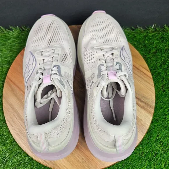 Saucony Guide 18 Moon Quail Womens Size 10 Cream Athletic Running Shoes Sneakers - Picture 10 of 14